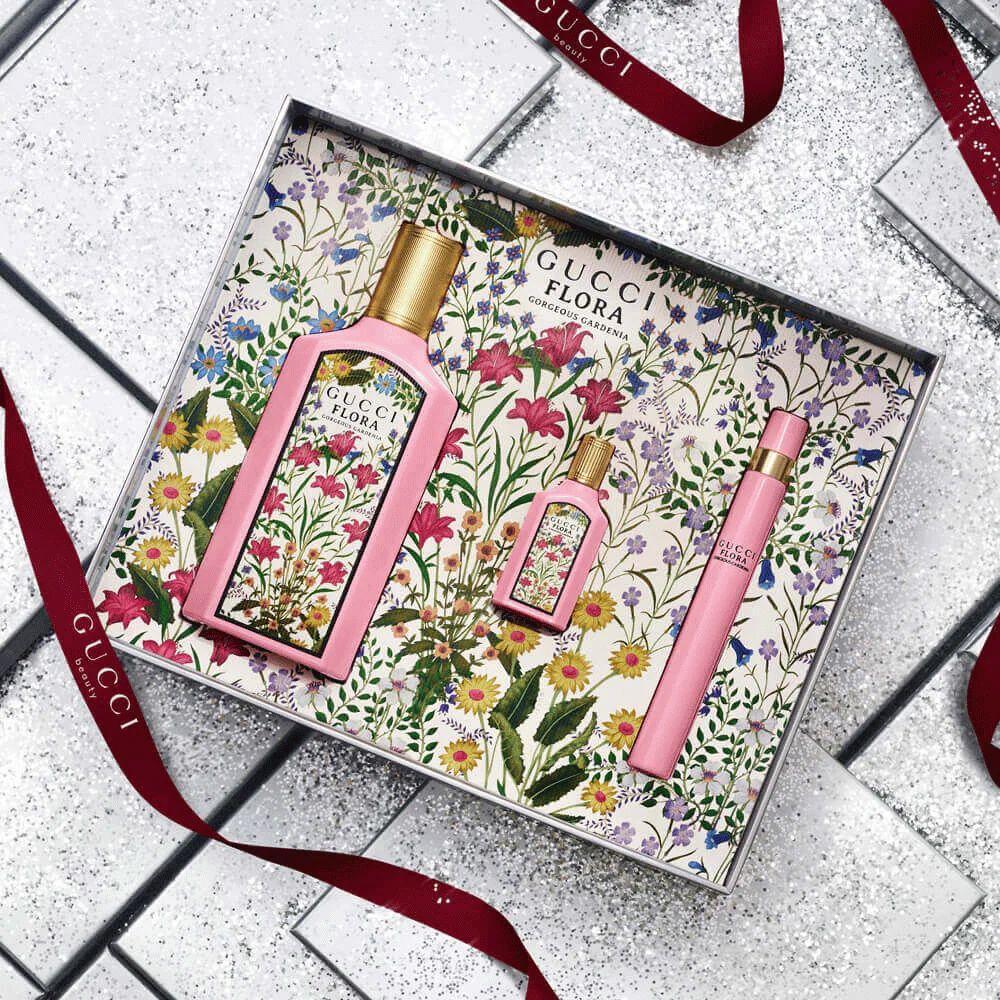 Gucci Kit Flora Gorgeous Gardenia + Travel Size + Miniatura