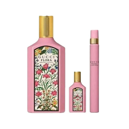 Gucci Kit Flora Gorgeous Gardenia + Travel Size + Miniatura